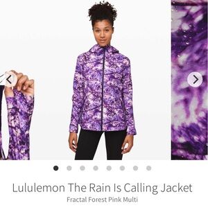 Lululemon the Rain is Calling Seawheeze jacket
